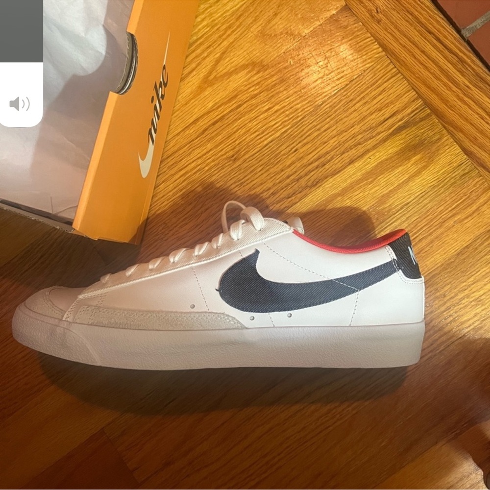 BLAZER LOW '77 VINTAGE 'WHITE MIDNIGHT NAVY' MENS SIZE 9